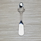 1840 American Coin Silver Serving Spoon By Lewis Ladomus Philadelphia 9 