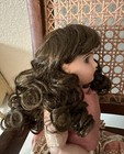 Doll Wig  Brown New Old Store Stock Size 8 Ringlets And Bangs  Pretty  