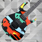 Us Ship Jpm Electric Guitar - Artist Edition With Bold Graphics Maple Neck