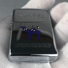 Zippo Camel Powered Lighter Unstruck 1997 Polished Chrome Checkered Scarf Nascar
