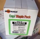 Spotnails 136075 Crossfire Staples Pack 1 1 4  Length 3 8  Crown 18 Ga 2 000 Box