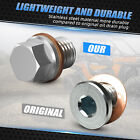 For Polaris Rzr Xp Turbo Rzr Xp 1000 Oil Drain Plug Stainless Steel 2015-2021