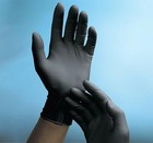 Adenna Phm915 Phantom Powder Free Exam Latex Gloves  Medium  Black Case 10