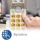 At t Expandable Cordless Phone System Answering Machine 5 Handsets Backlit Keys