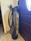 Vintage Golf Bag Wilson W  Assorted Clubs Set In Good Condition