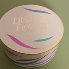 Vintage New 1959 Sealed Nos Desert Flower Dusting Powder Puff By Shulton 4 Oz