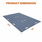 Heavy Duty Ground Protection Mats For Equipment Vehicles Lawn driveway worksite