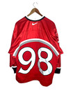 Vintage On-ice Authentic Nike Iihf Team Canada  98 Road Olympic Hockey Jersey 48