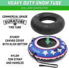 Gosports 44  Heavy Duty Winter Snow Tube With Premium Canvas Cover Stars   Strip