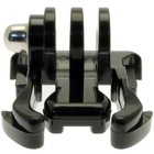 2 Pack Buckle Basic Standard Mount For Gopro Hero10 9 8 7 6 5 4 3 3   black 