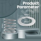 2 Pack 304 Stainless Steel Spring And Washer For Kitchenaid Mixers 3 5 Silver 