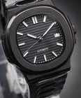Custom Built - Black Dial Automatic Watch Authentic Nh35 Integrated Steel