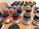 Lot Of 40 Jacquard Textile Color Fabric Paints   Acid Dyes Lumiere Dye-na-flow  