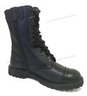 Brand New Men s Leather Tactical Boots Combat Military Army Work Zipper Shoes