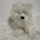 Russ Berrie Co Plush White Terrier Dog Sassy Vintage Stuffed Animal