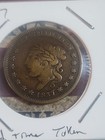 1837 Hard Times Token    millions For Defense       not One Cent For Tribute    