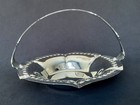 Vintage Continental Chrome Basket 3088 Candy Dish Shiny Metalware Trinket Tray