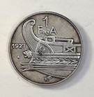 Coin 1 Frang Ari 1927 Albania