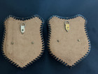 Two Vintage Medieval Coat Of Arms Crest Plaque Replica  Spain