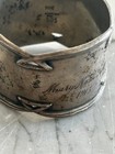 24g Antique Whiting Sterling Silver Napkin Ring Engraved Mary Nash Keesler 1913 