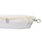 Pig Bom203 Sorbent Boom  24 Gal  5 In X 10 Ft  Oil  White  4 Pk