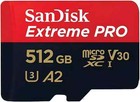 Sandisk 512 Extreme Pro Microsdxc Uhs-i U3 A2 Memory Card W  Adapter