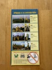 Vintage Shwedagon Pagoda Map Travel Guide Folded Brochure Yangon Temple Myanmar