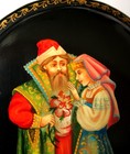 Vintage Fedoskino Lacquer Box  Hand-painted   Signed Russian Fairy Tale  213