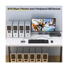 10 Port 8 Port Kvm Switch Hdmi 4k 60hz Edid Simulation  Usb 3 0 Hdmi Kvm Swit   