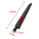 Dual Band 2 4   5ghz 12dbi Rp-sma High Gain Antenna Wifi Router Booster Aerial U