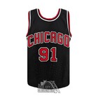 Dennis Rodman Autographed Chicago Custom Black Basketball Jersey - Bas