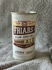 Friars Club Special Ale Flat Top Beer Can - Top Is Open- South Bend  Indiana