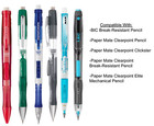 15 Bic Mechanical Pencil Eraser Refill Compatible W  Paper Mate New