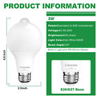 Led Pir Auto Motion Sensor Light Bulb 5 9 12 15w eq 50 90 120 150w energy Saving