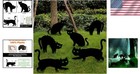 Scary Silhouette Black Cat Yard Decorations - Perfect For Halloween Festivities