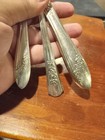 Vintage 1946 Oneida Community Floral Queen Bess Ii Tudor Plate Silverware Set