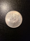 1948 Mexico 5 Pesos Silver Coin Cinco Pesos Cuauhtemoc 30 Grams  900 Silver 