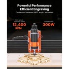 Uimoso 300w 3-axis Cnc Router Machine With Offline Control For Wood Engraving