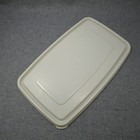 Viintage Rubbermaid Servin Saver Almond Replacement Lid   6 Rectangular 0003