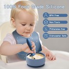 Silicone Baby Feeding Set 13pcs Essentials With Suction    Lake Blue 