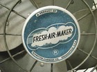 Vintage Fresh Air Maker Antique Electric Metal Floor Fan