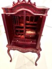 Jiayi Miniature Dollhouse Cabinet desk 1 12 Dollhouse Furniture Beautiful 