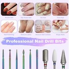 Nail Art Electric Drill Bits File 3 32  Head Set Nail Drill Manicure Pedicure