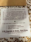 Vintage Squibb 1955 Farm Stock Gestation Wheel Chart And Paper Holder