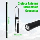 2pcs Antenna For Baofeng  47cm 18 5in Dual Band Vhf Uhf Radio Long Range Whip   