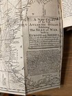 1740 London Magazine Complete W  Large Fold-out Atlantic Nautical Map Engraved