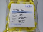 100 Pcs  Pes Syringe Filter Lab Filters 0 22um Pore Size 33mm Hydrophilic