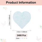 2400 Pcs 1 Inch Hearts Paper Confetti Tissue Confetti Party Decoration For Ballo