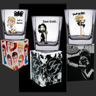 Rock pop Bands singers  peanuts Characters  Shot Glasses W boxes