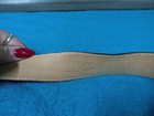 Vintage Black Leather Belt Size 32 Usa Made Silver Buckle
